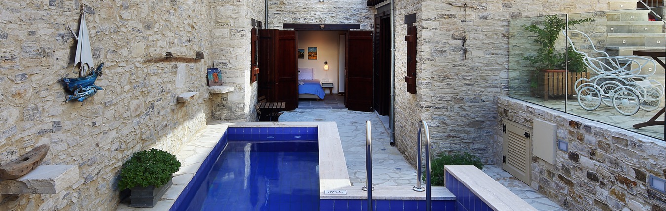 Pool relax holiday agrotourism village house in Cyprus